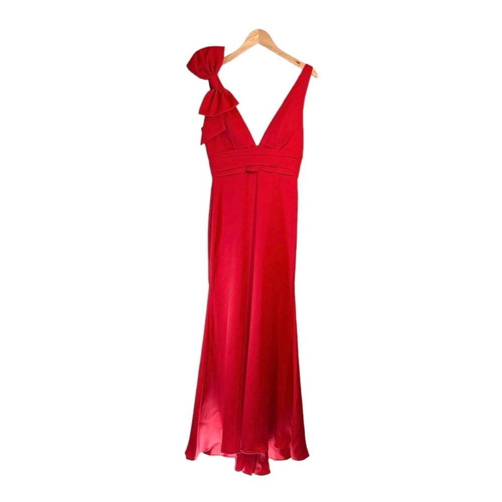 Mac Duggal Red Evening Gown - Picture 2 of 7